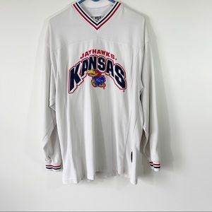 Vintage University of Kansas KU Jayhawks shirt, L